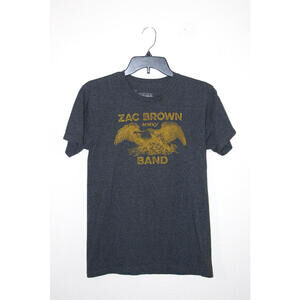 Zac Brown Band Jekyll and Hyde Tour 2015 Gray T-Shirt Size Small